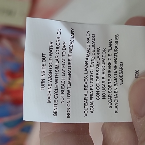 NWT Figueroa & Flowers colorful blouse with sheer sleeves size 2X - Picture 5 of 9